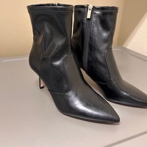Jessica Simpson Sleek Black Heeled Boots